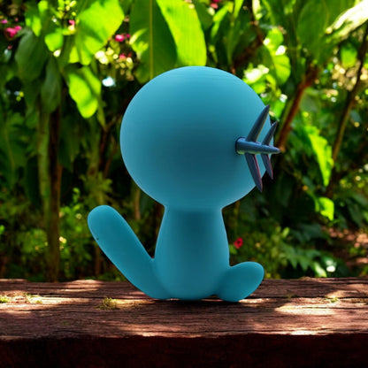Happy Wooper 3D Printed Model - Pokemon Game Collectible Figurine fan art desk pet image 2