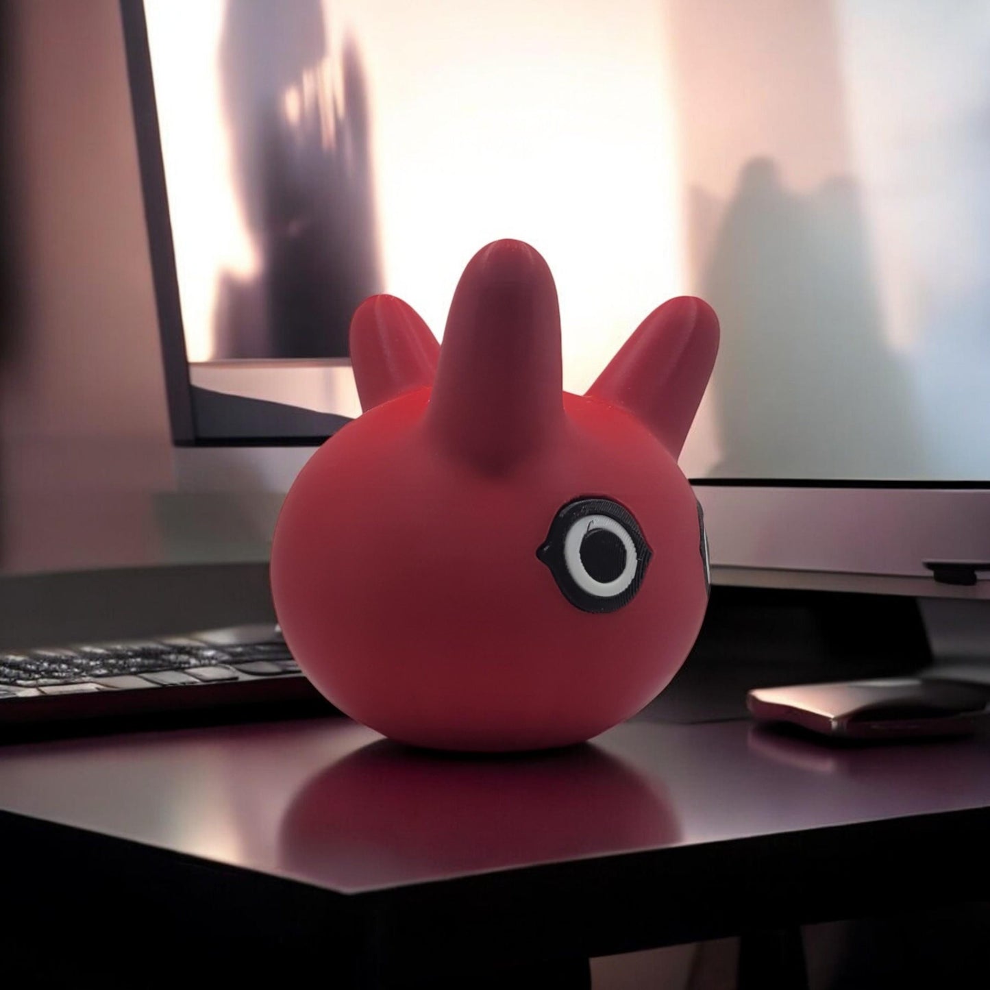 Punimon 3D Printed Model - Digimon Game Collectible Figurine fan art desk pet image 1