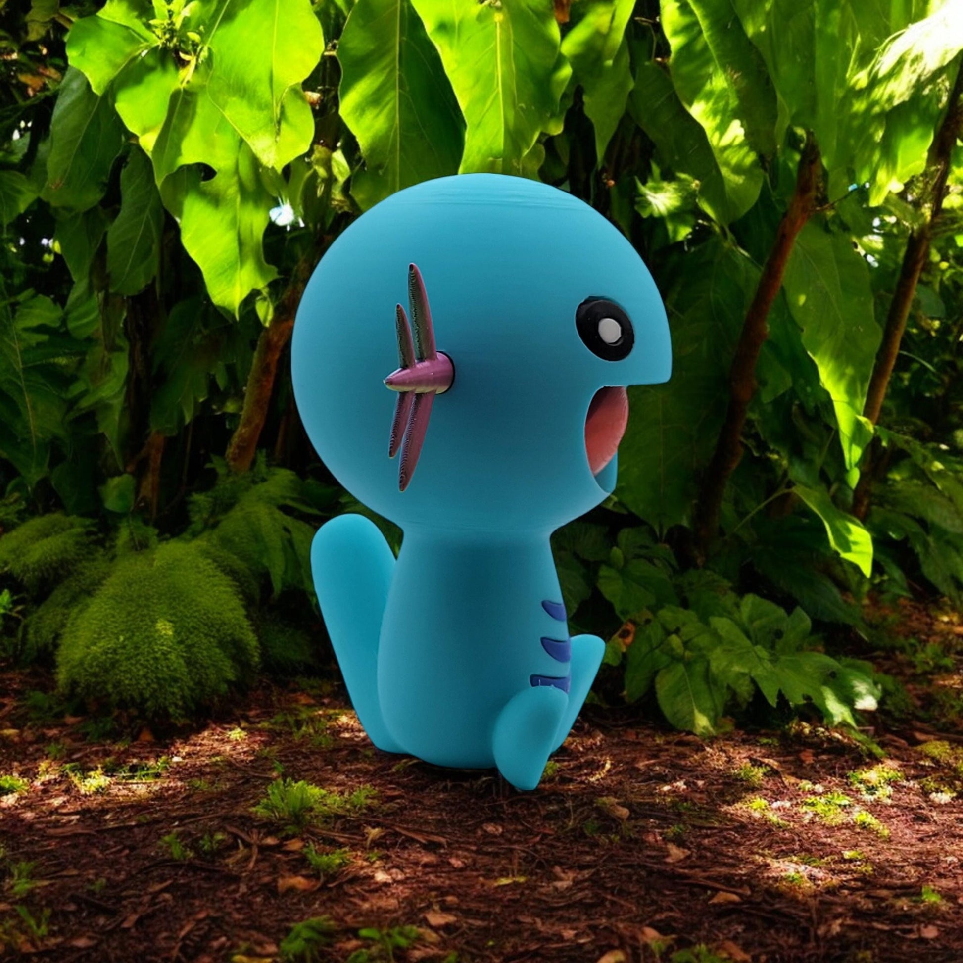 Happy Wooper 3D Printed Model - Pokemon Game Collectible Figurine fan art desk pet image 6
