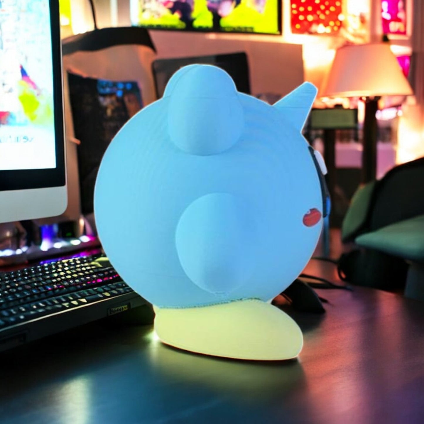 Lapras Kirby 3D Printed Model - Kirby Game Collectible Figurine fan art desk pet image 3